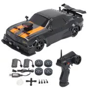 16a04 1/16 Rc Drift Car 4 Wheel Drive Led Light 18km/h High Speed Anti Interference 2.4ghz Rc Car 2/3batteries (included) Dual Batteries