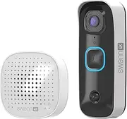 [Swann] Buddy 4K Wi-Fi Wireless Video Doorbell Security Camera, Two-Way Audio, Motion Detection, Night Vision, Cloud Storage Home Surveillance Solution for Indoor & Outdoor Use