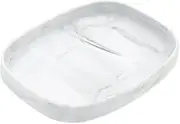 Bumkins Silicone Suction Grip Tray, Kids Large Plate, BPA Free, Microwave and Dishwasher Safe, Marble