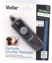 Vivitar Remote Shutter Release for Nikon D90/ D3100/ D5000