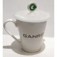 在飛比找蝦皮購物優惠-GANRO亘隆國際精機 骨瓷馬克杯 附杯蓋(全新品)