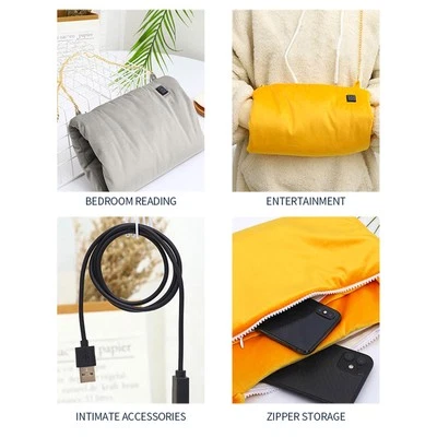 USB Hand Warmer Three Temperature Electric Blanket Portable Heating Cushion