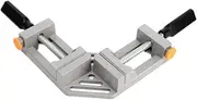 Qianly Double Handle Corner Clamp with Adjustable Jaw Right Angle Clamp 90 Degree for Crafting Projects, Carpenter Picture Framing