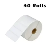 40Rolls 2000 Labels 3"x1" Direct Thermal for Zebra LP2443 LP2844 LP2442 TLP2844
