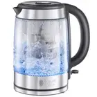 Russell Hobbs Electric RHK550 Brita 1.7L Water Kettle Glass Jug Stainless Steel