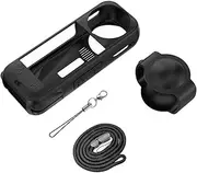 NovelGoal Silicone Protective Case & Desktop Mount for X5, w Camera Lens Protector Cover - Dustproof Anti-Scratch, Quick Release Frame Accessories (Protective Case)