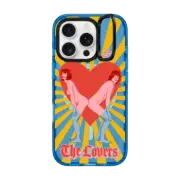 iPhone 16 Pro Impact Ring Stand Case MagSafe Compatible LOVERS TAROT BY AF ILLUSTRATIONS