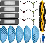 Replacement Accessories Parts Kit for ECOVACS DEEBOT OZMO T8 T8 AIVI T8 MAX N8 Pro N8 Pro+ Robot Vacuum Cleaner - Extra Sweeping Brush