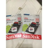 在飛比找蝦皮購物優惠-SanDisk A1 Ultra microSDHC 64G