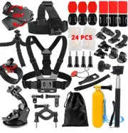 62 Pcs Camera Accessories All Gopro Hero 13/12/11/10/9/8 max Fusion/Session/HD