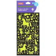 Kadink Glow in the Dark Sticker Sheet Magical Design