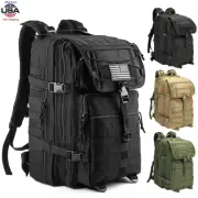 Tactical Molle Backpack Military 45L Assault Bag Travel Hiking Shoulder Backpack