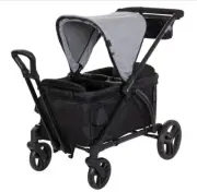 Baby Trends Stroller 2 in 1 / Pram Wagon W/Canopy Baby Evening Grey