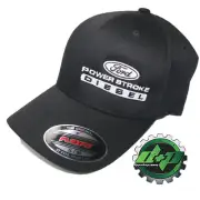 Ford Powerstroke hat ball cap fitted flex fit flexfit stretch Black S/M