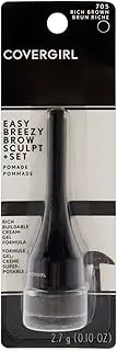 CoverGirl Easy Breezy Brow Sculpt Plus Pomade - 705 Rich Brown For Women 0.1 oz Pomade