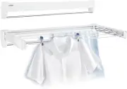 Telegant Wall Dryer, Foldable Outdoor and Indoor Drying Rack, Wall Mounted Cloth