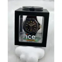 在飛比找蝦皮購物優惠-100米防水 ICE WATCH  金黑配色 矽膠石英女錶