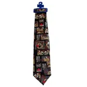 Vintage Looney Tunes Stamp Collection Taz Tie Accessory 1997 Tasmanian Devil NWT