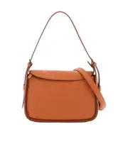Adjustable shoulder strap single shoulder bag One size Brown