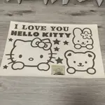 HELLO KITTY 凱蒂貓 兔子 小熊 星星一角有瑕疵 不沾黏重複壁貼 台灣製造