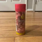 Wilton Jumbo Hearts Pink Sugar Sprinkles 3.25 oz Pantry