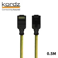 在飛比找Yahoo奇摩購物中心優惠-Kordz PRO CAT6 28AWG極細高速網路線 黃 