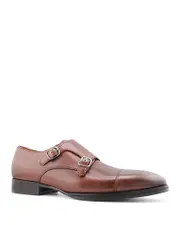 Gordon Rush Men's Brayden Double Buckle Monk Strap Cap Toe Dress Shoes