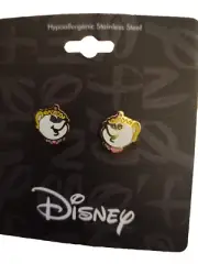 MRS POTTS EARRINGS DISNEY COUTURE HYPOALLERGENIC STAINLESS STEEL