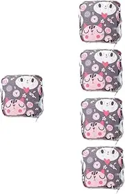 Ipetboom Womens Cat Print Sanitary Napkin Bag Compact Zipper Period Pouch for Travel Multi Purpose Storage for Pads Coins Cards Durable Portable Menstrual Organizer Bag