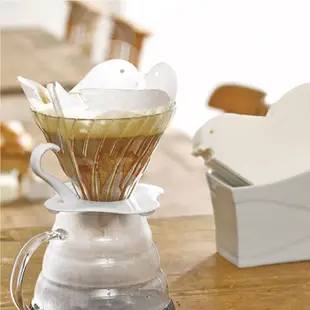 HARIO V60 玻璃濾杯1~4杯／紅色／VDG-02R