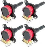 IGNITION COIL PACK Compatible For BMW M52 E36 E46 E39 X5 M3 M5 Z3 Z8 325i 330i 330xi 328i 525i 530i 528i 3.2L 2.5 2.8 2.3L 3.0 L6(4PCS)
