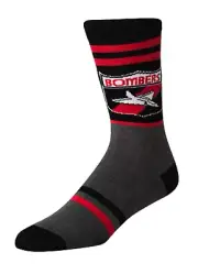 Essendon Bombers Official AFL Adult Novelty Retro Design Shield Socks Mens 8-11
