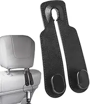 Automotive Headrest Hook - Car Back Seat Headrest Hooks | Multi-Purpose Double Hanger Storage Accessories for Vehicle SUV Truck Minivan Men Women Teens Elderly