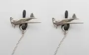 Airplane: Silver 925 Glasses Chain - Airplane Eyewear Cord