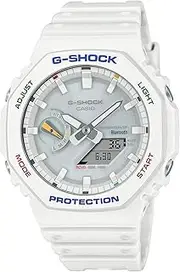[G-Shock] G SHOCK DUO MULTI COLOR SOLAR, BLUETOOTH, WORLDTIME, ALARM, 200M WATER RESISTANT WHITE FACE AND RESIN BAND