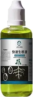 Hydroponic Nutrients, Rapid Rooting Solution Liquid Plant Wood Fertilizer, 100ml Rapid Rooting Solution Plant Growth Enhancer Supplement for Plant Cuttings