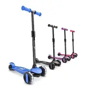 6KU Scooter for Kids Ages 3-10 with Flash Wheels, Kids Scooter 4 Adjustable H...