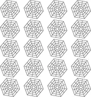 Pack with 20 Pond Protection Films - Hexagonal Pond Protection, Hexagonal Floating | Net with Connecting Hooks to Protect Fish from Birds and Cats