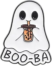 [GPAHRRDNIJ] Ghost Halloween Enamel Pins,Halloween Cartoon Brooch Cute Ghost Pins for Backpacks Enamel Lapel Set Scary Pins for Boys Girls Jacket Hat Clothes Accessories Decoration (D1)