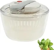 Salad Spinner Easy Press Vegetable Dryer Spinner Salad Dryer Reusable Lettuce Spinner Salad Bowl Spinner Lettuce Dryer Salad Drainer Spinner for Greens Fruits 3L