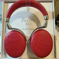 在飛比找蝦皮購物優惠-Parrot zik3 抗噪無線藍芽耳機（鱷魚紋紅色二手）