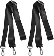 Kisangel Nylon Horse Blanket Leg Straps 2pcs - Adjustable Elastic Fasteners with Metal Swivel Buckles, 25mm x 1.5m Secure Fit for Equestrian Show & Pasture Use‌