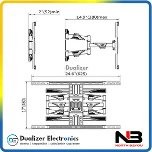 電視支架 43-49 50 55 60 65 70 75 英寸 OLED QLED UHD 曲面北河口 NB P6 NB