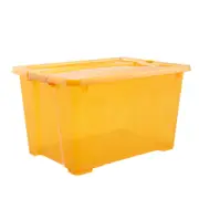 All Set 30L Orange Translucent Modular Storage Container