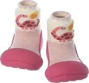 Attipas Dinosaur Baby Walker Shoes, Fuchsia, X-Large