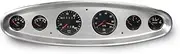 Lokar BDI-9135 3-1/8" 5 Gauge Brushed VDO Vision Series Dash Insert