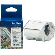 Brother CZ-1005 Label Roll Cassette 50mmx5m White VC-500W Printer