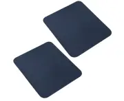 Leather Mousepad for Laptop Computer Gaming Mouse Pad - Navy blue