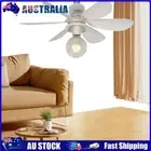 Ceiling Fan LED Lamp E27 Base 52cm Socket Fan Lamp Remote Control (White) AU