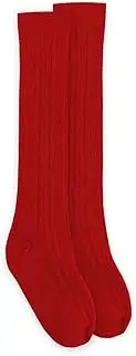 [Jefferies Socks] Girl's Cable Knit Fashion Knee High Socks 1 Pack